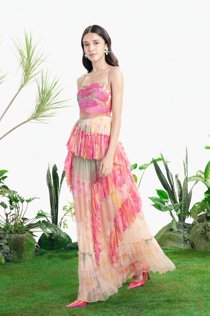 OASIS RUFFLE DRESS-Dress-Siddhartha Bansal