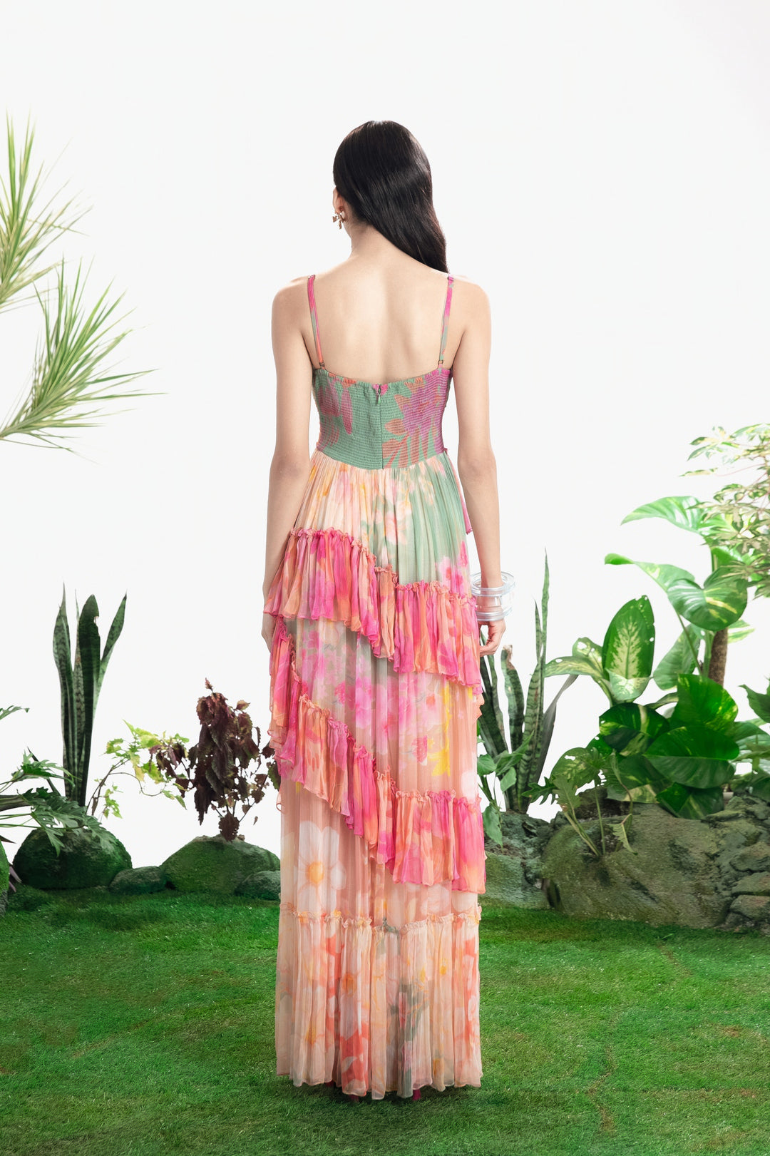 OASIS RUFFLE DRESS-Dress-Siddhartha Bansal