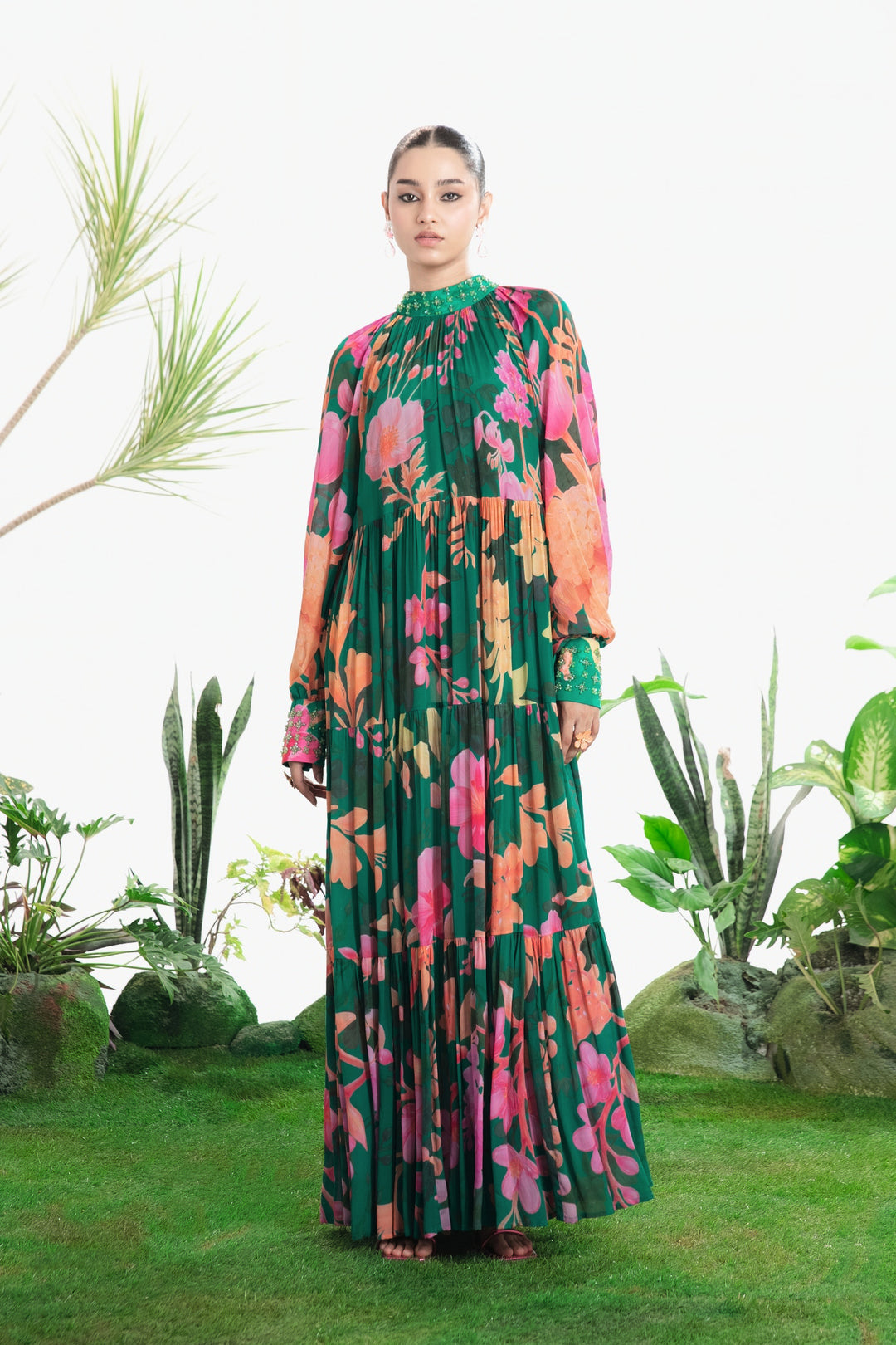 MODERN LOVE TIER DRESS-Dress-Siddhartha Bansal