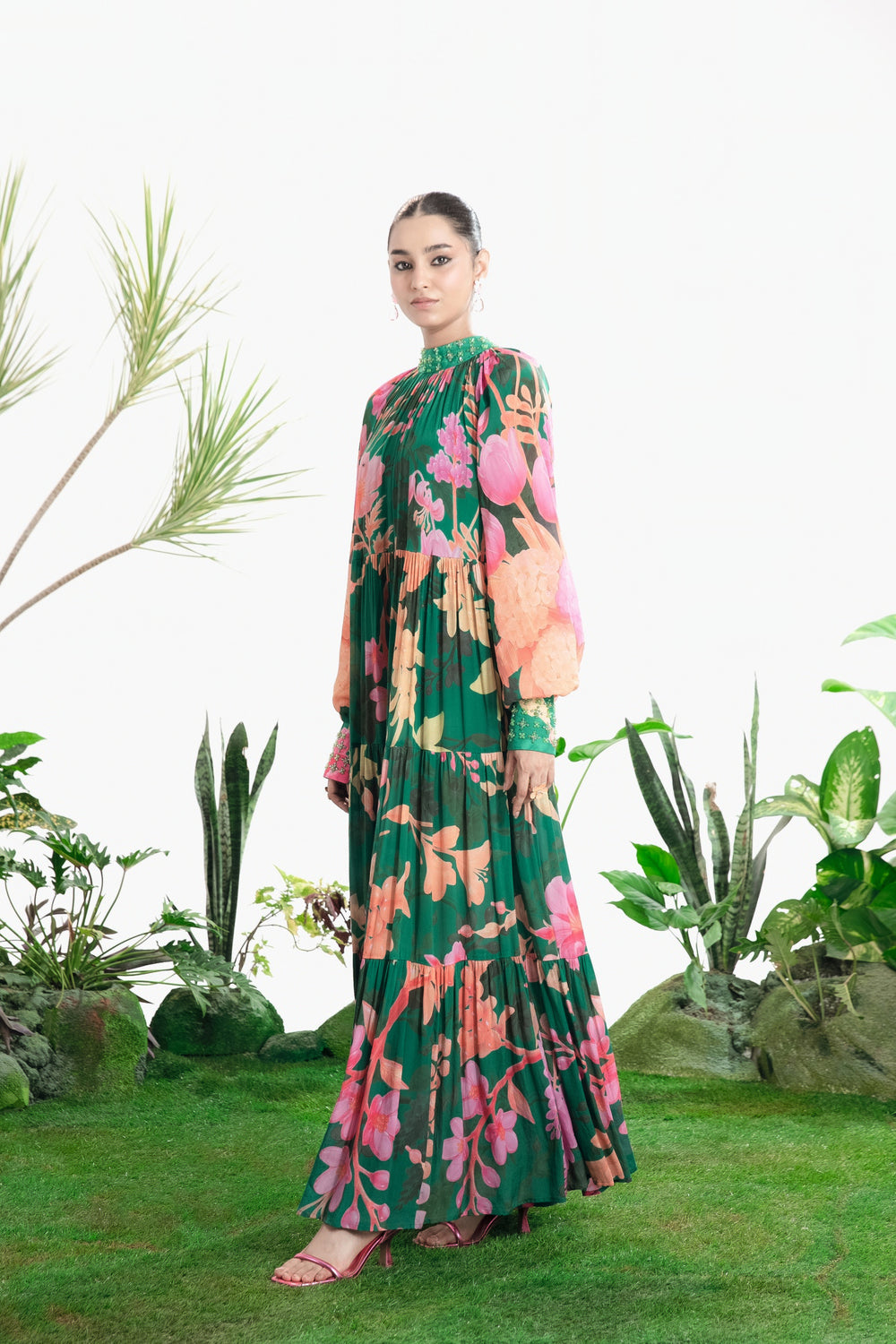 MODERN LOVE TIER DRESS-Dress-Siddhartha Bansal