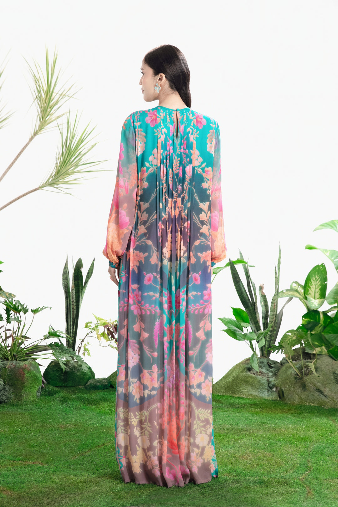 DREAMSCAPE NIGHT DRESS-Kaftan, Dress-Siddhartha Bansal