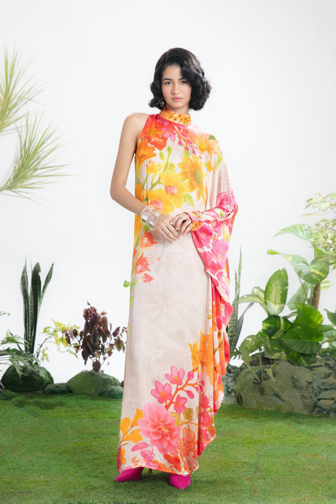 PARADISE KAFTAN DRESS-Kaftan, Dress-Siddhartha Bansal