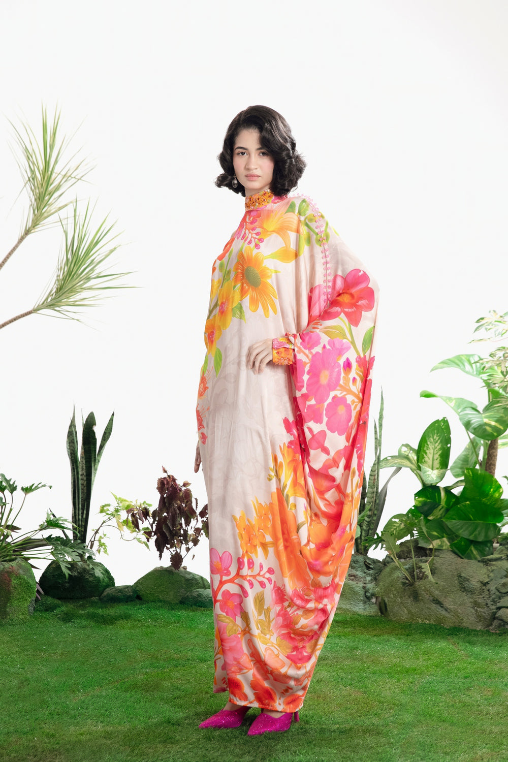 PARADISE KAFTAN DRESS-Kaftan, Dress-Siddhartha Bansal