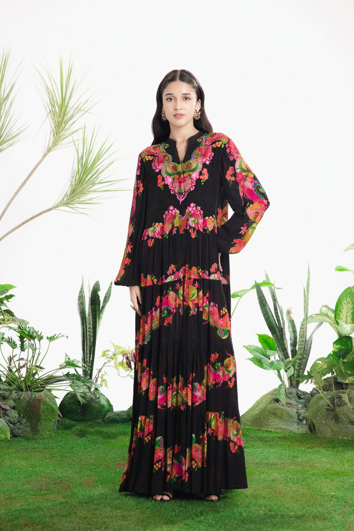 FUN NIGHTS TIER DRESS-Dress-Siddhartha Bansal