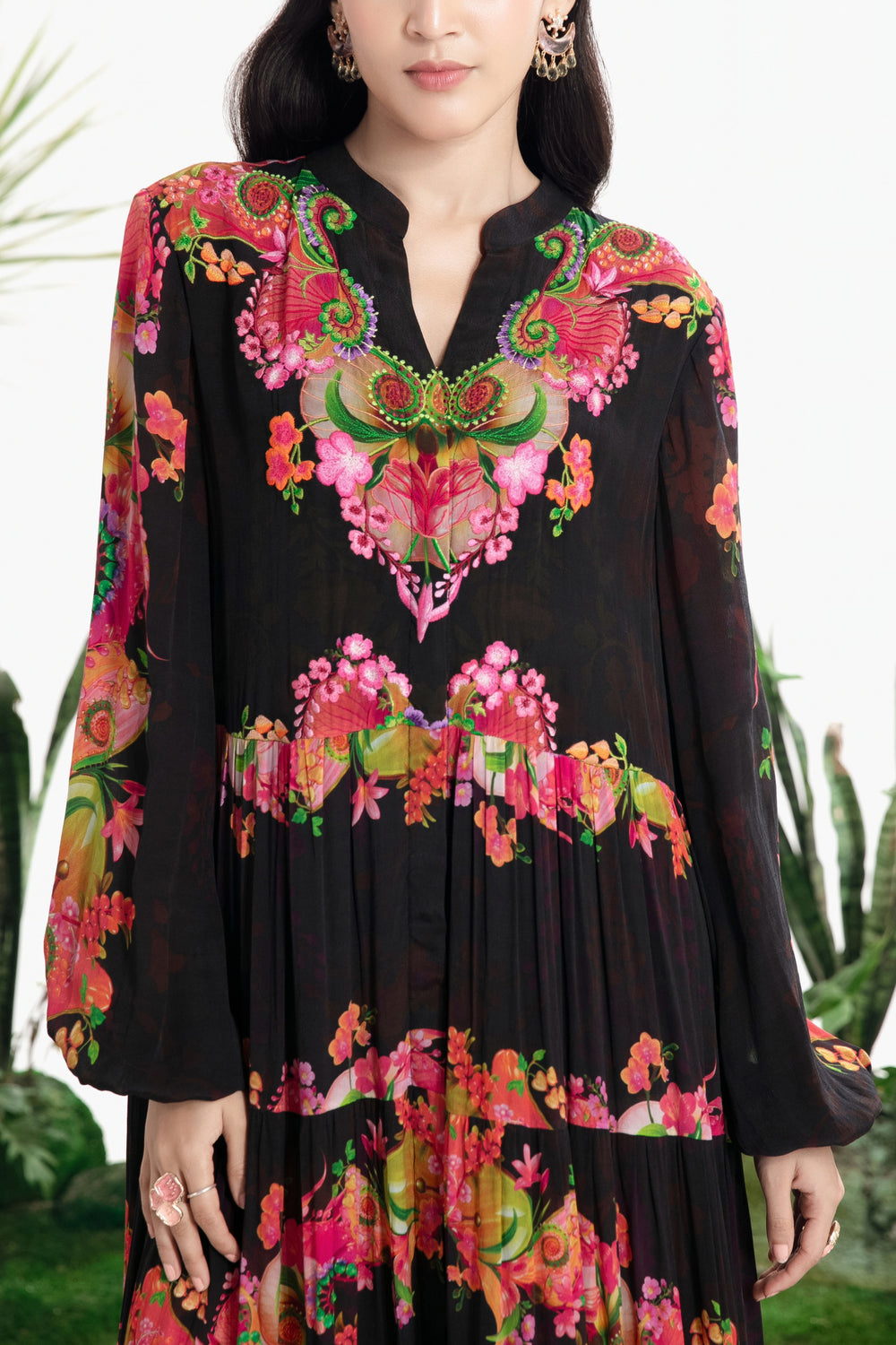 FUN NIGHTS TIER DRESS-Dress-Siddhartha Bansal
