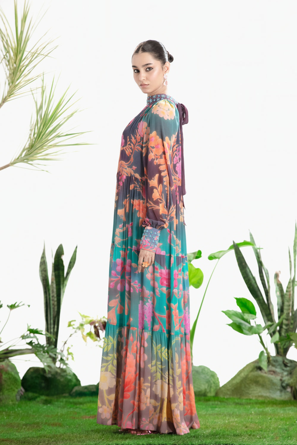 MOONLIGHT TIER DRESS-Dress-Siddhartha Bansal