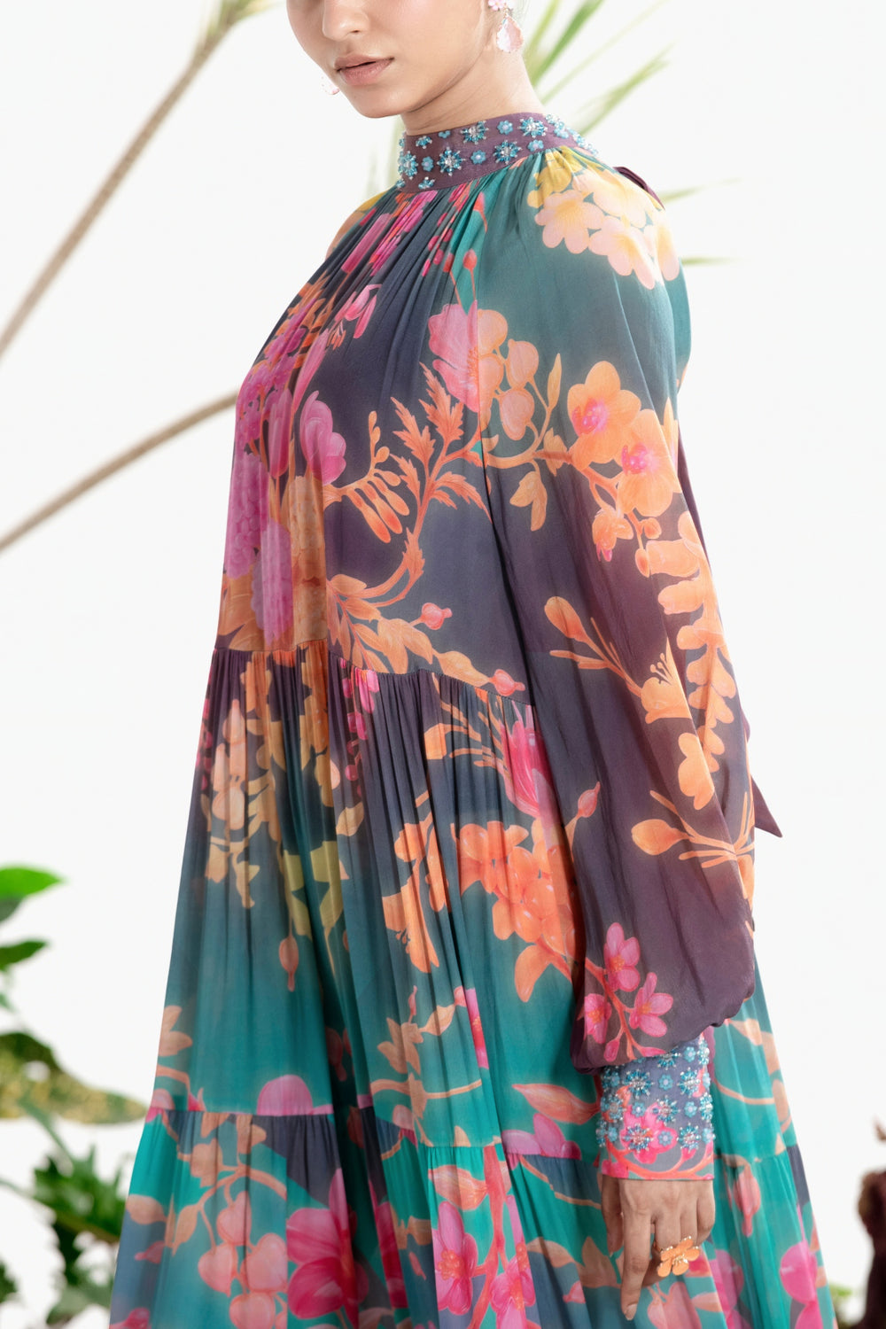 MOONLIGHT TIER DRESS-Dress-Siddhartha Bansal
