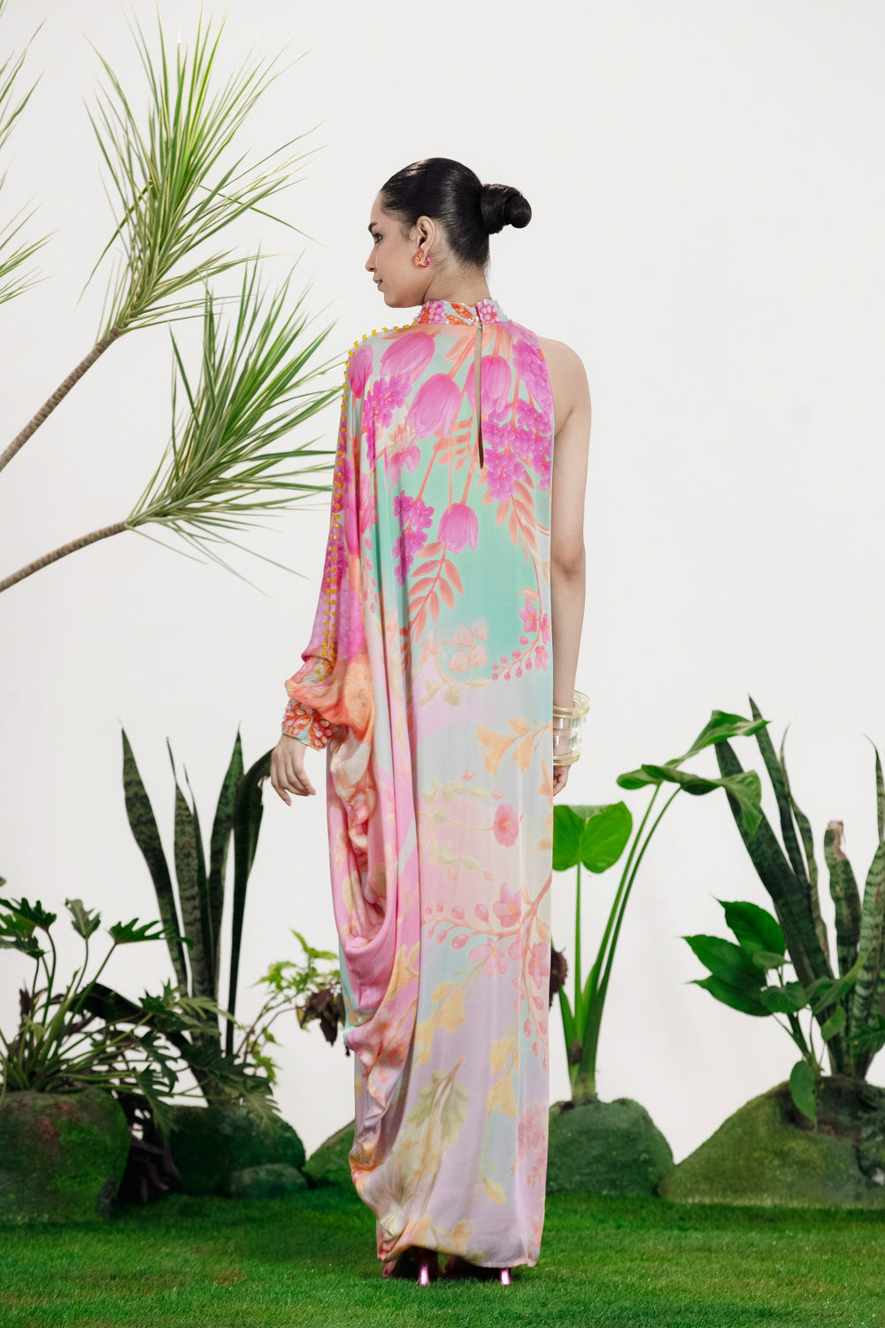 BABY BLOOM KAFTAN DRESS-Kaftan, Dress-Siddhartha Bansal
