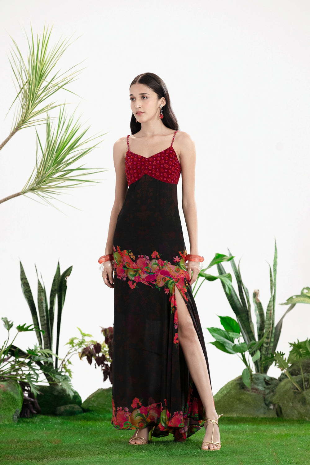 TAKE MY BREATH AWAY MIDI DRESS-Dress-Siddhartha Bansal
