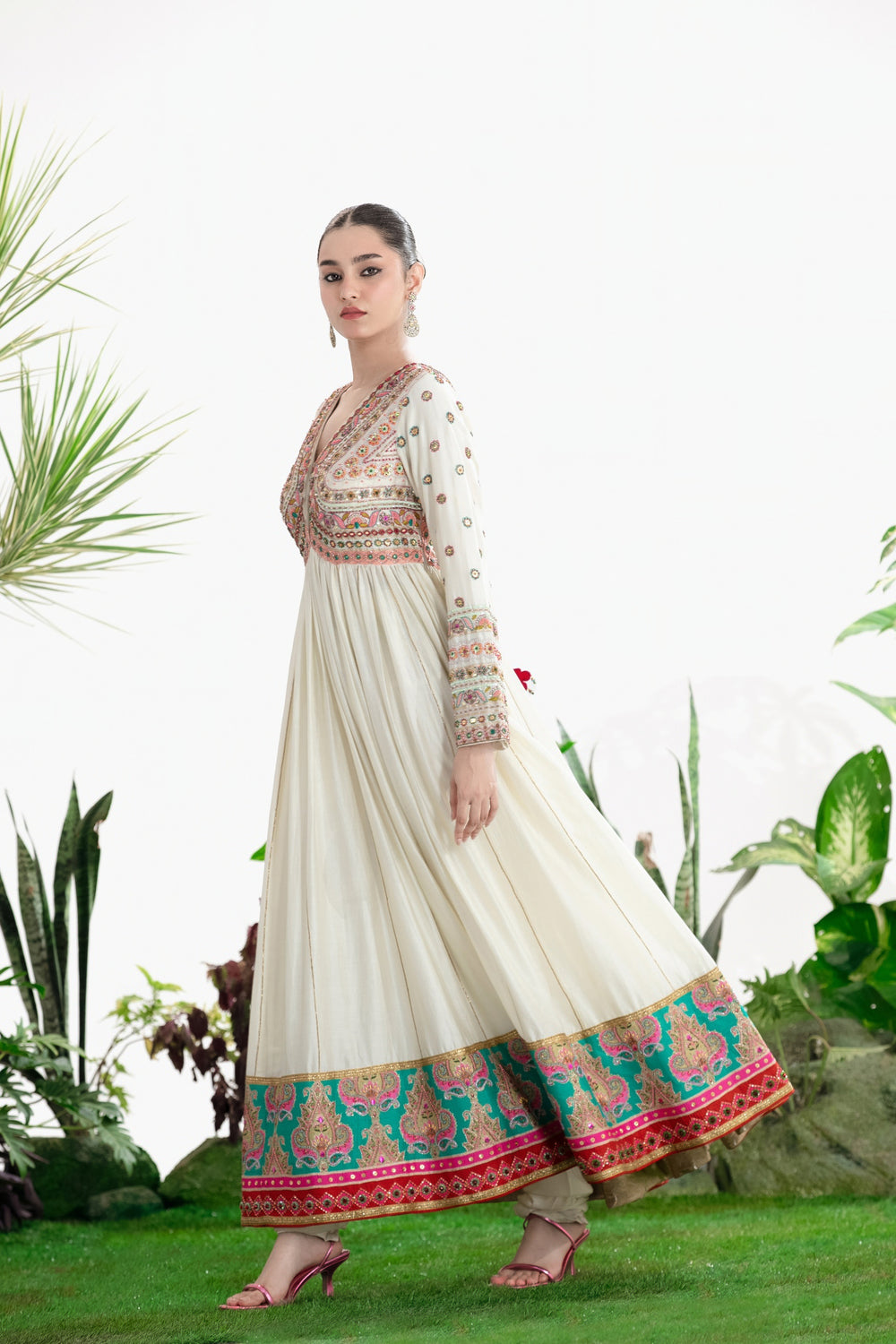 CHANDRIKA ANARKALI SET-Kaftan-Siddhartha Bansal