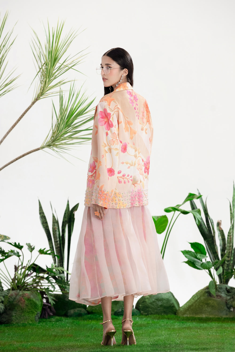 MATERIAL GIRL COAT SET-Co-ord Set-Siddhartha Bansal