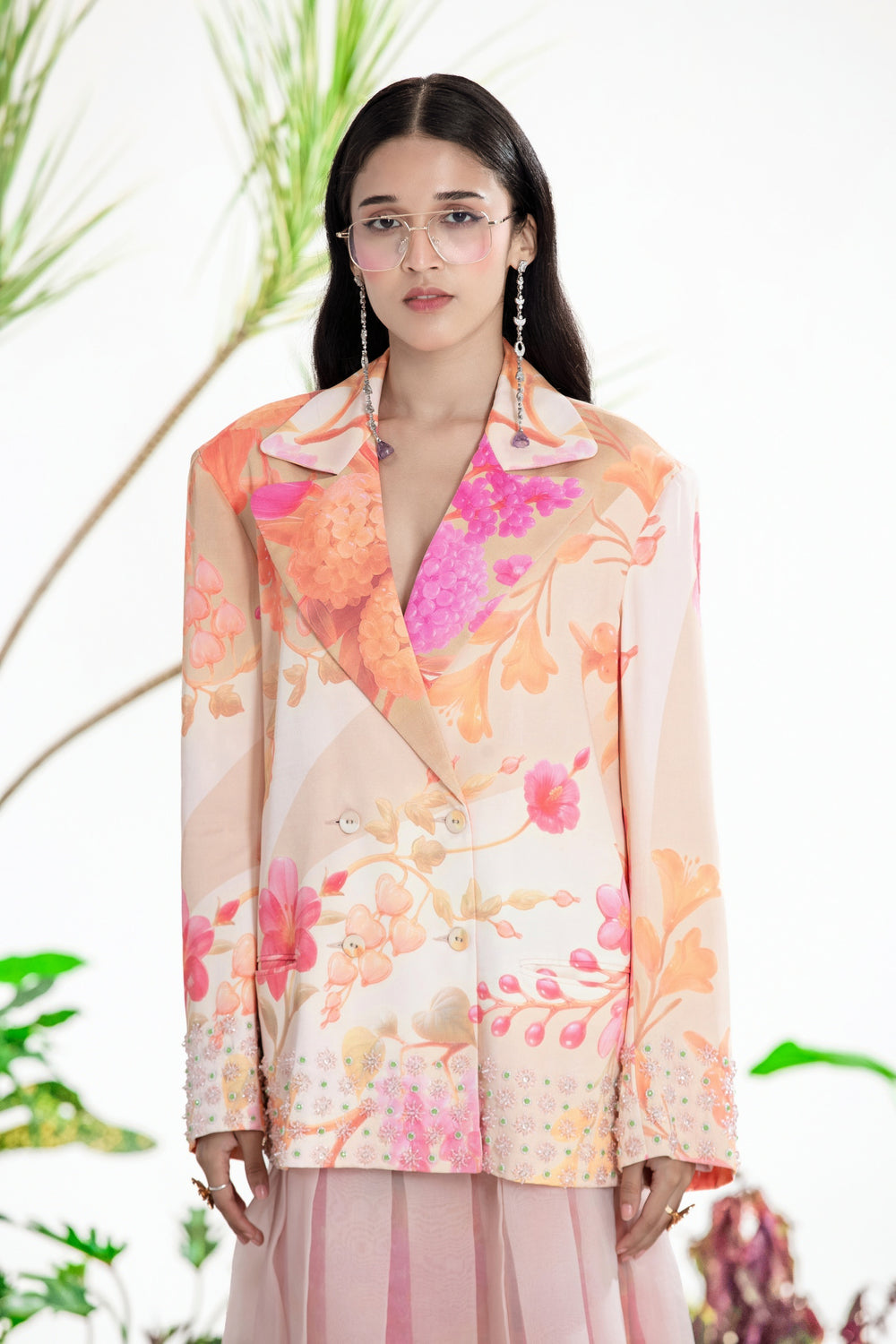 MATERIAL GIRL COAT SET-Co-ord Set-Siddhartha Bansal