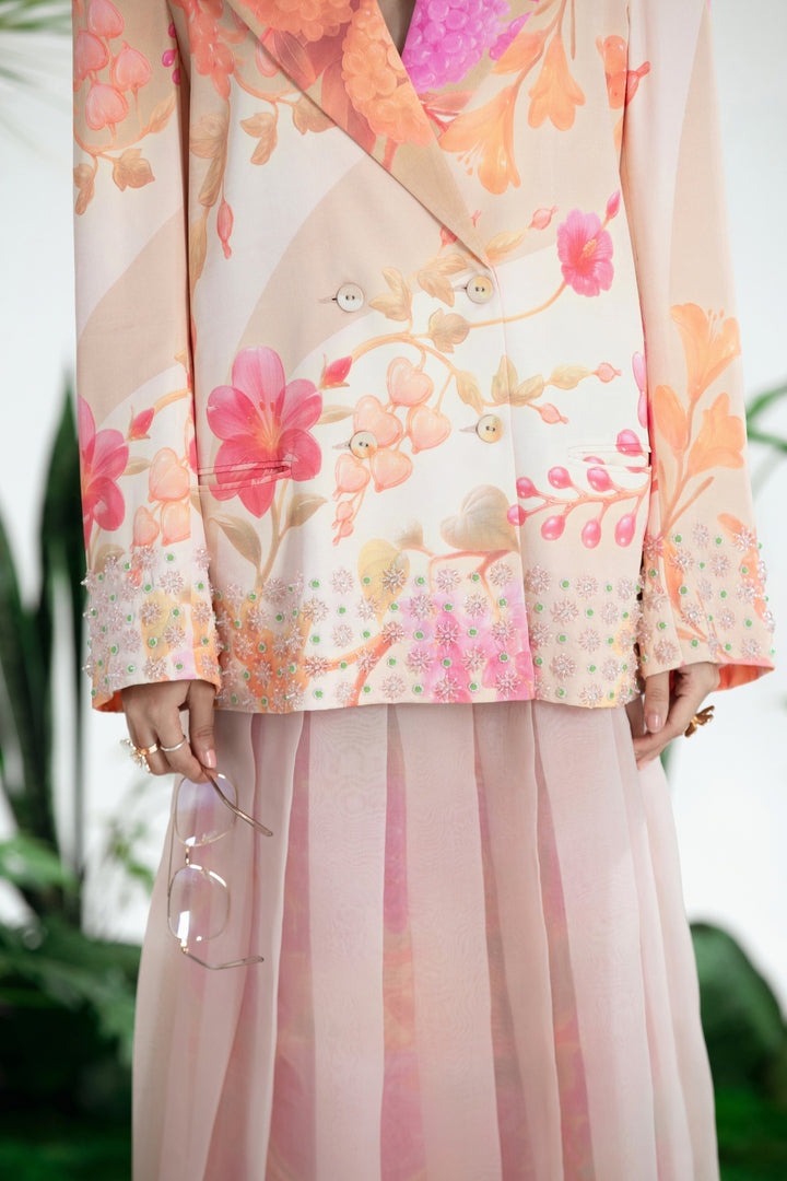 MATERIAL GIRL COAT SET-Co-ord Set-Siddhartha Bansal