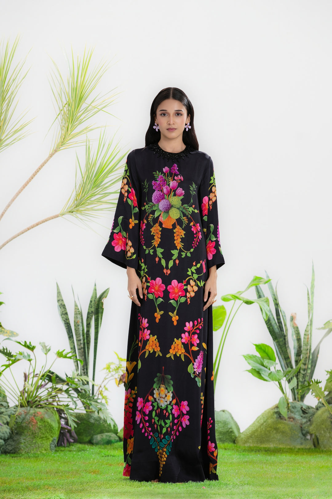 NIGHT FEVER KAFTAN-Kaftan, Dress-Siddhartha Bansal