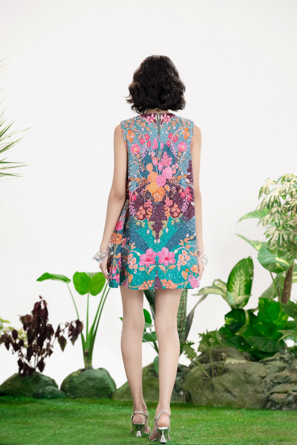 MIDNIGHT IN PARIS SHIFT DRESS-Dress-Siddhartha Bansal
