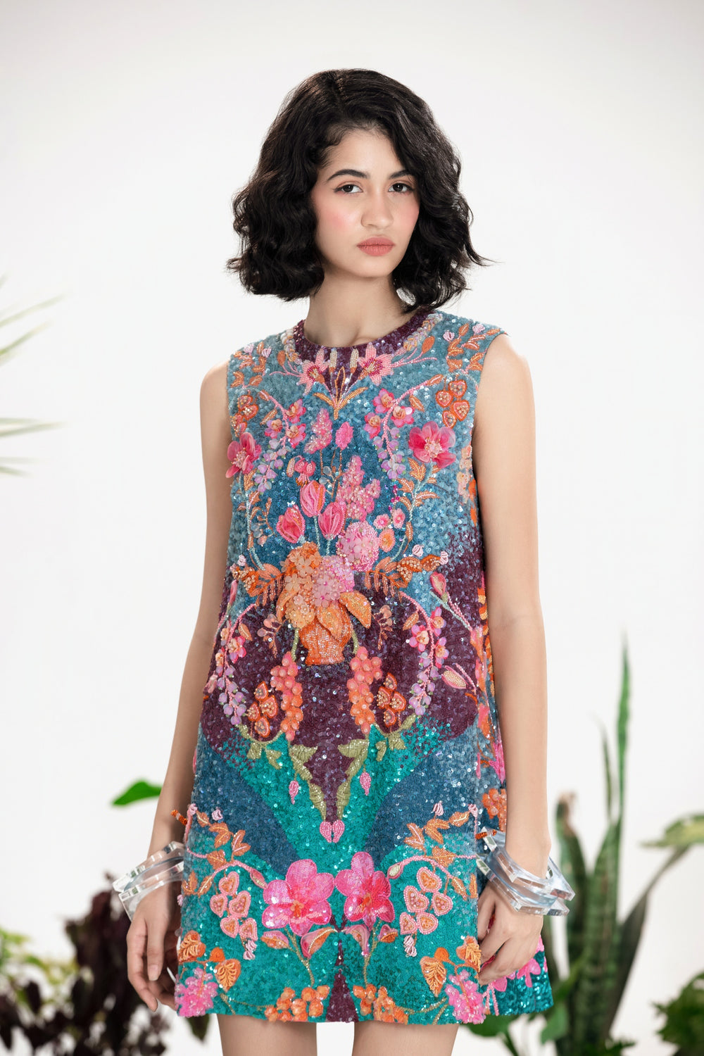MIDNIGHT IN PARIS SHIFT DRESS-Dress-Siddhartha Bansal