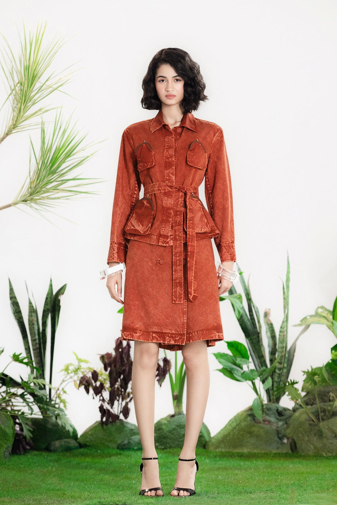 MOULIN ROUGE COAT SET-Co-ord Set-Siddhartha Bansal