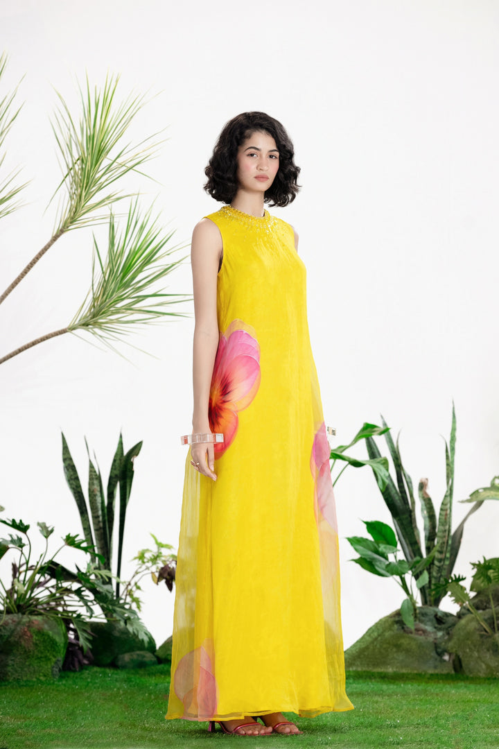 WALKING ON SUNSHINE DRESS-Kaftan, Dress-Siddhartha Bansal