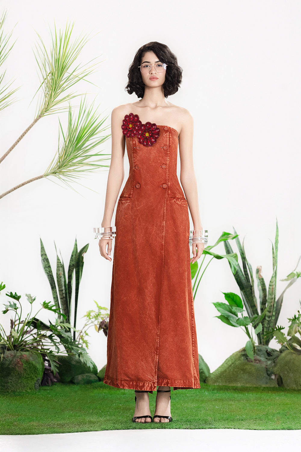 TAINTED LOVE COAT DRESS-Dress-Siddhartha Bansal