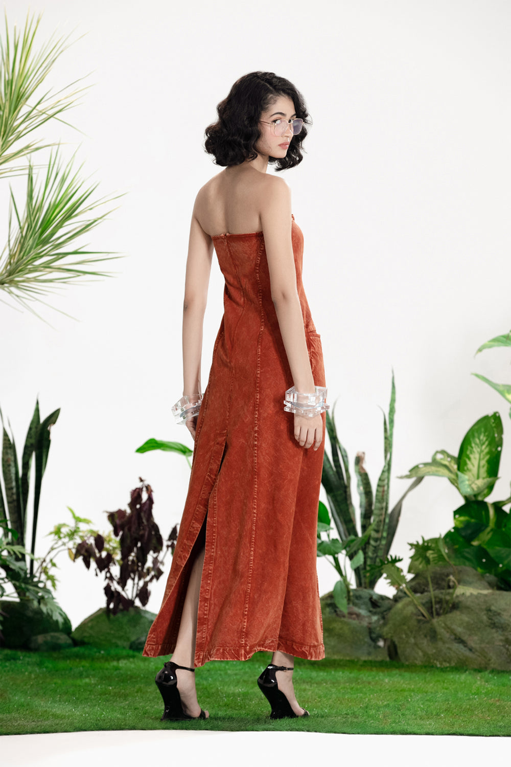 TAINTED LOVE COAT DRESS-Dress-Siddhartha Bansal