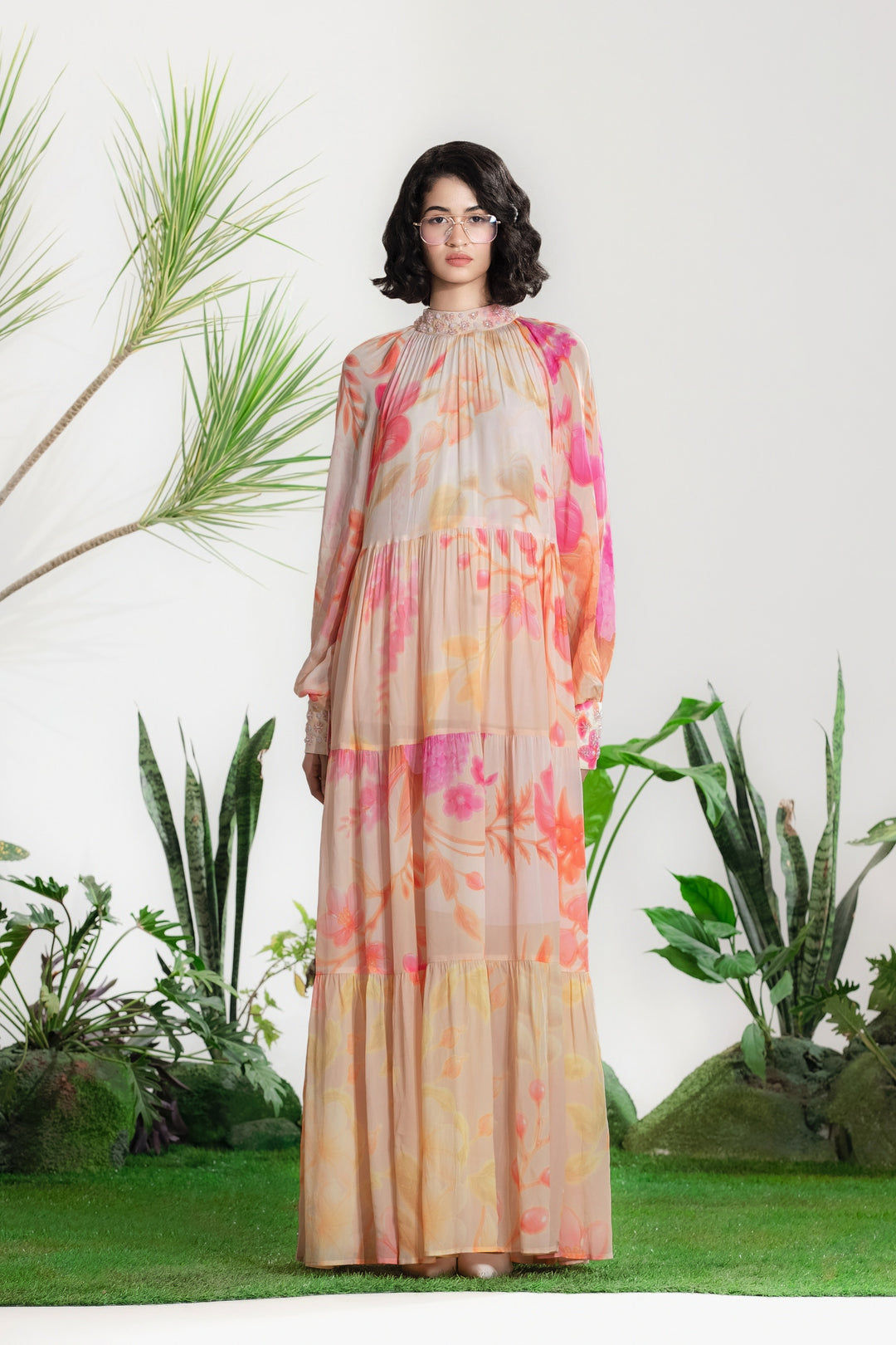 WIND OF CHANGE TIER DRESS-Dress-Siddhartha Bansal