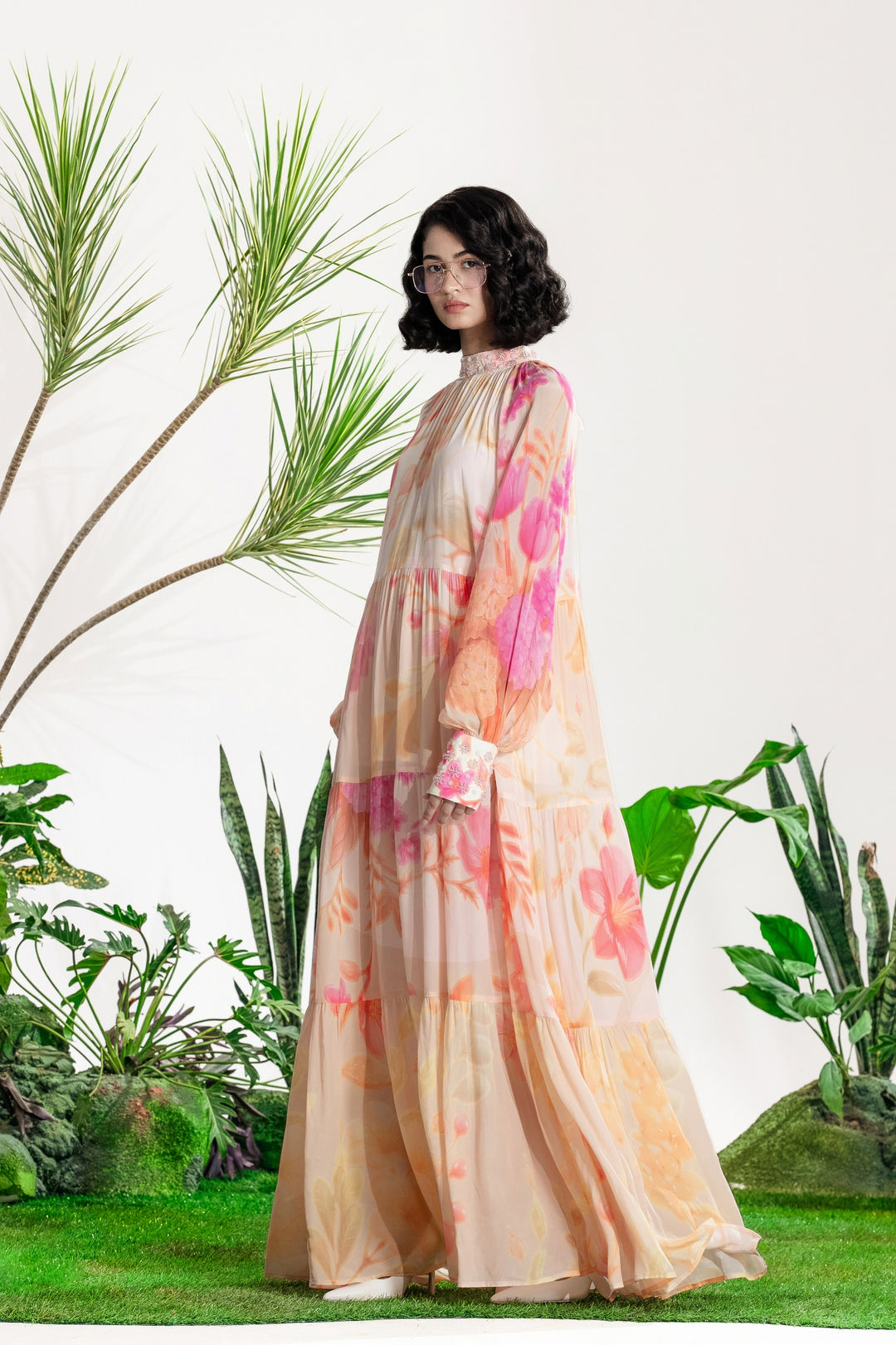 WIND OF CHANGE TIER DRESS-Dress-Siddhartha Bansal