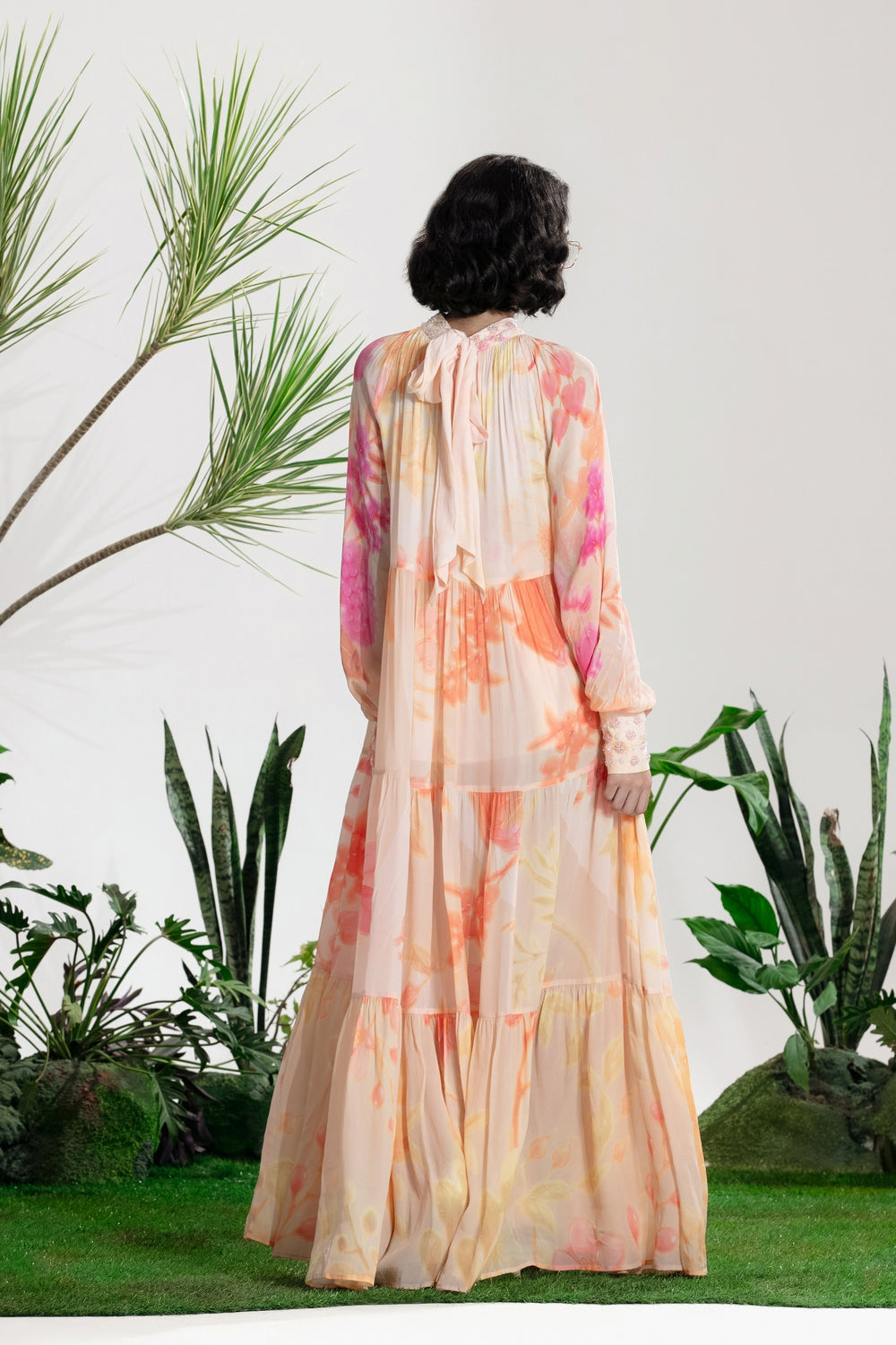 WIND OF CHANGE TIER DRESS-Dress-Siddhartha Bansal
