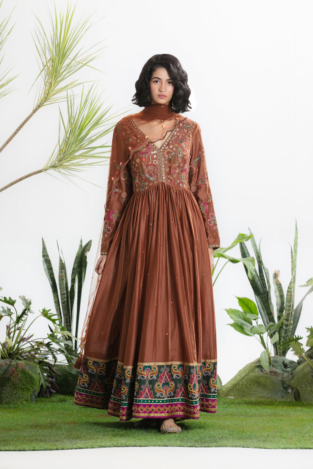 VIBA ANARKALI SET-Kaftan-Siddhartha Bansal