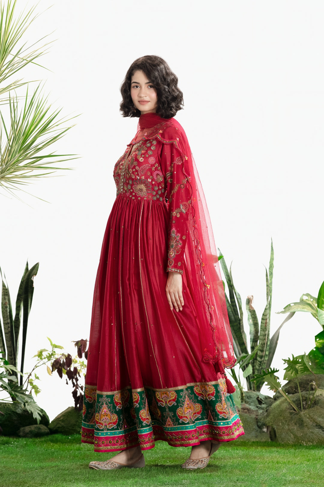 RUHI ANARKALI SET-Kaftan-Siddhartha Bansal