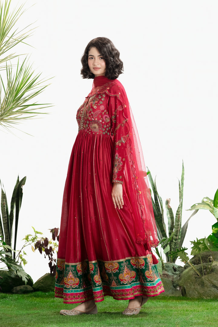 RUHI ANARKALI SET-Kaftan-Siddhartha Bansal