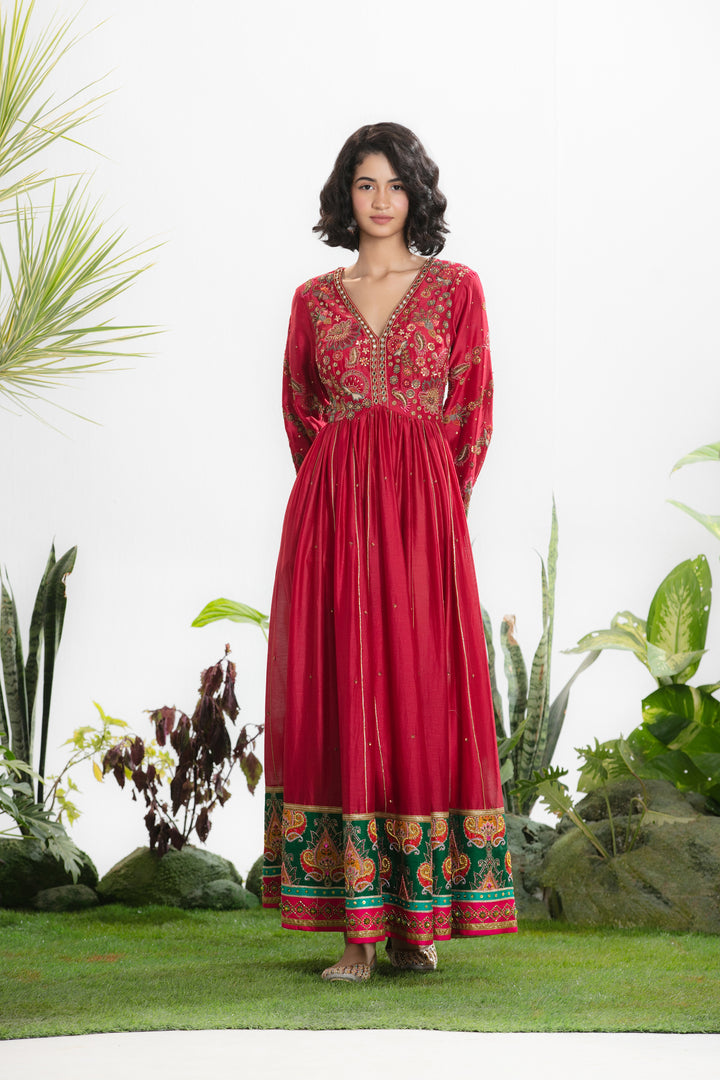 RUHI ANARKALI SET-Kaftan-Siddhartha Bansal