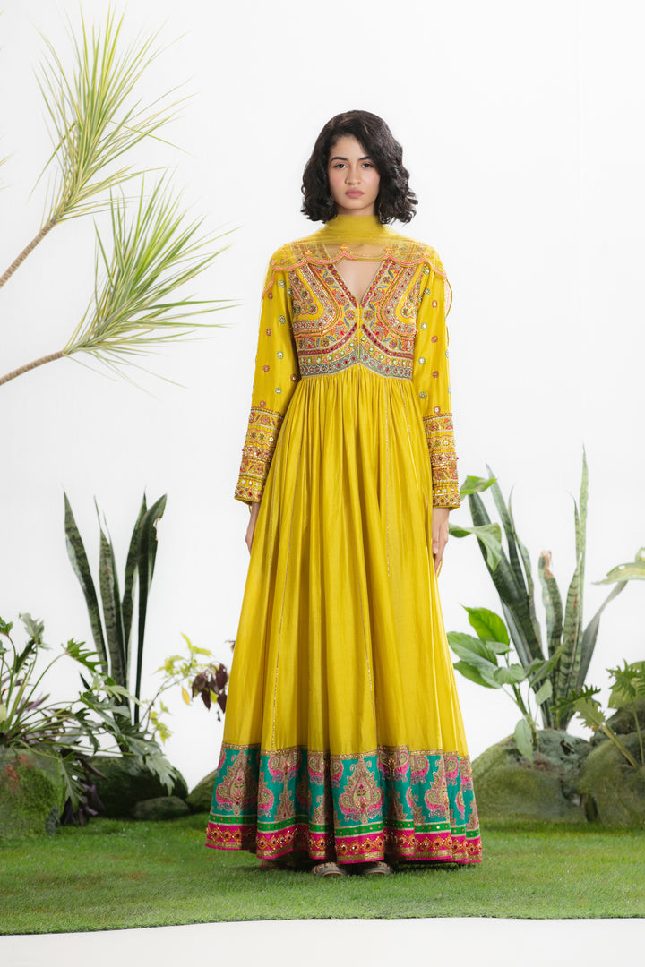 IRA ANARKALI SET-Kaftan-Siddhartha Bansal