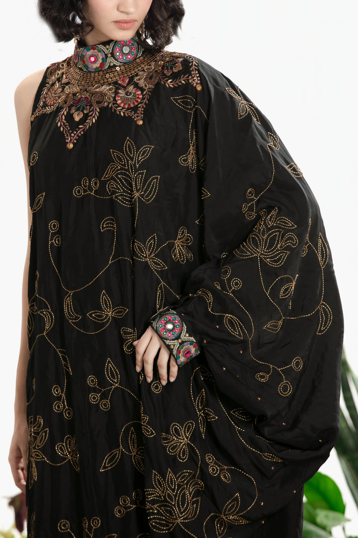 ZINAT SHOULDER DRESS-Kaftan-Siddhartha Bansal