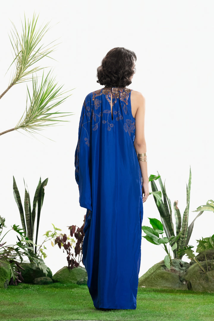 ANIKA ONESHOULDER DRESS-Kaftan-Siddhartha Bansal