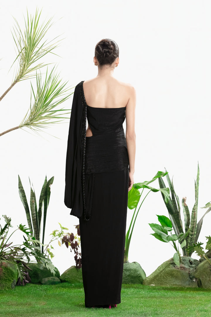 YAMINI DRAPE SAREE-Kaftan-Siddhartha Bansal