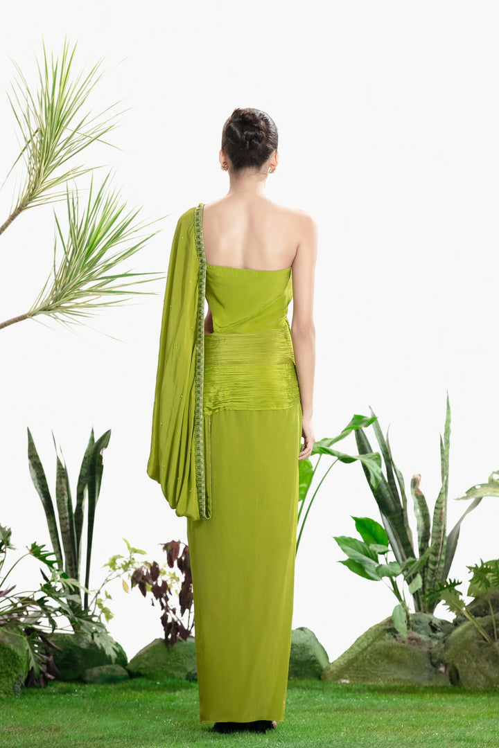 ANNAPURNA DRAPE SAREE-Kaftan-Siddhartha Bansal