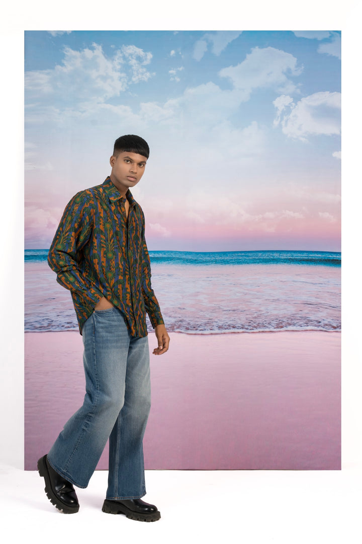 Metropolis Silk Shirt-Shirts-Siddhartha Bansal