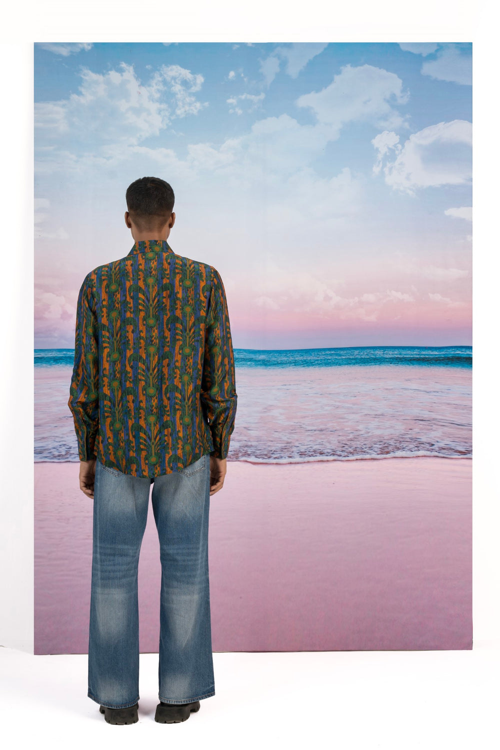 Metropolis Silk Shirt-Shirts-Siddhartha Bansal