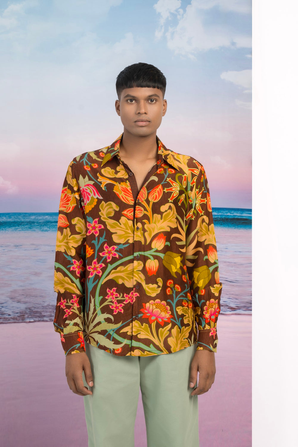 Bloom Silk Shirt-Shirts-Siddhartha Bansal