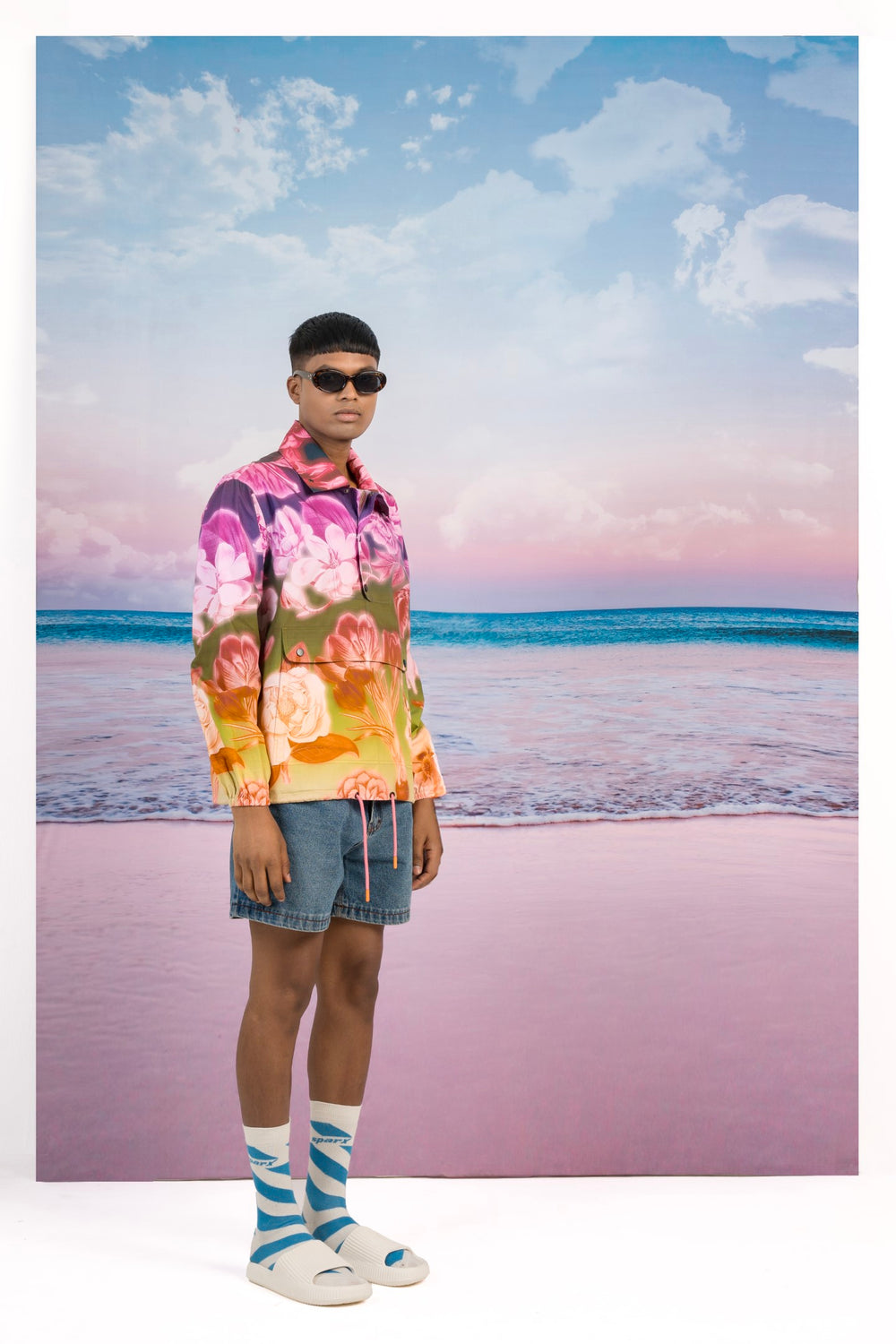 Spring Bloom Pullover Jacket-JACKETS-Siddhartha Bansal
