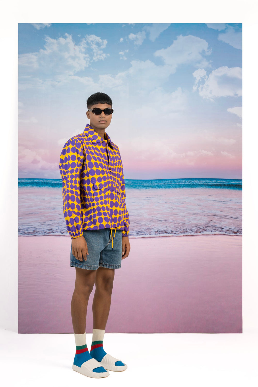 Friday I'm In Love Illusion Pullover Jacket-JACKETS-Siddhartha Bansal