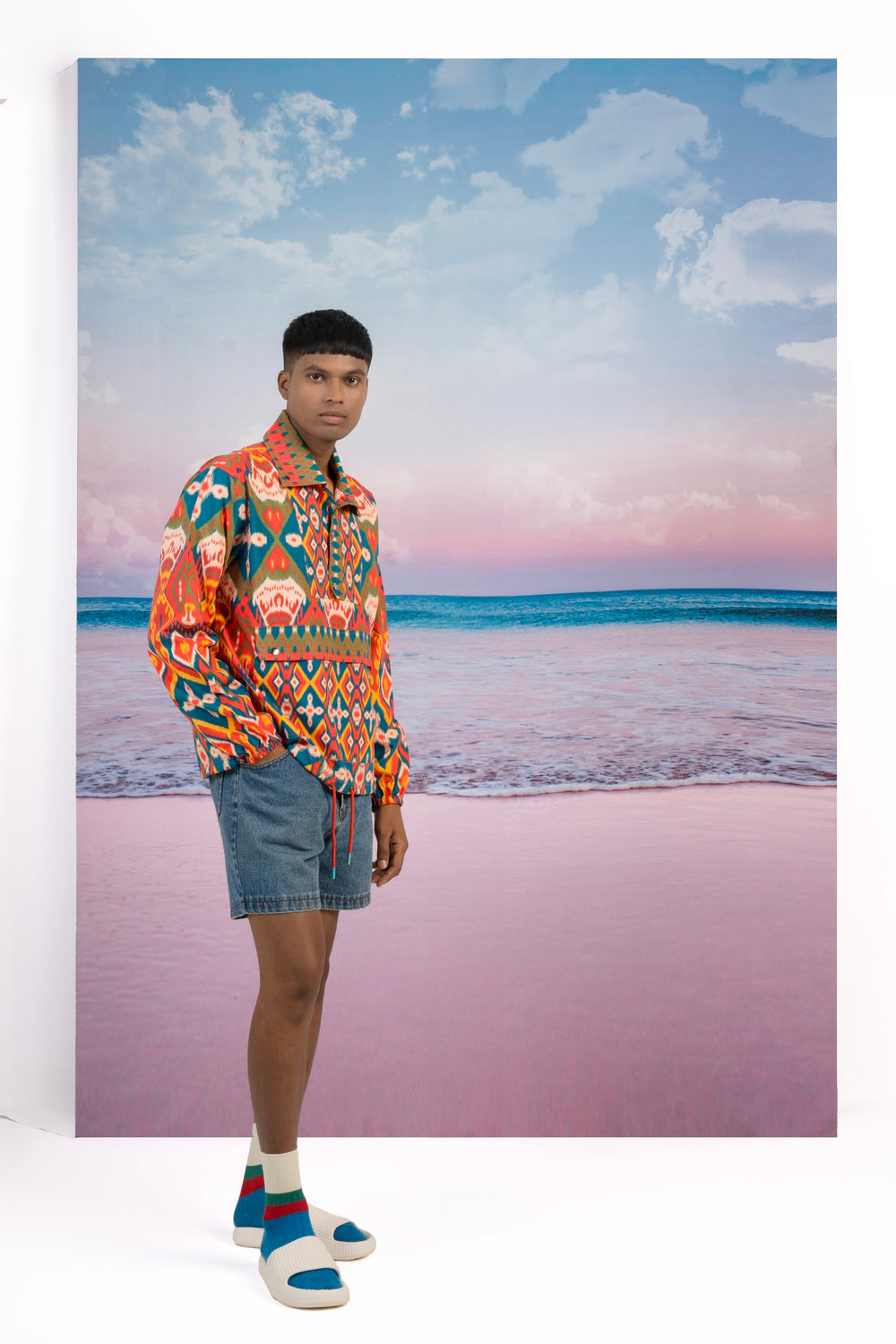 Hawaiian Sunset Pullover Jacket-JACKETS-Siddhartha Bansal