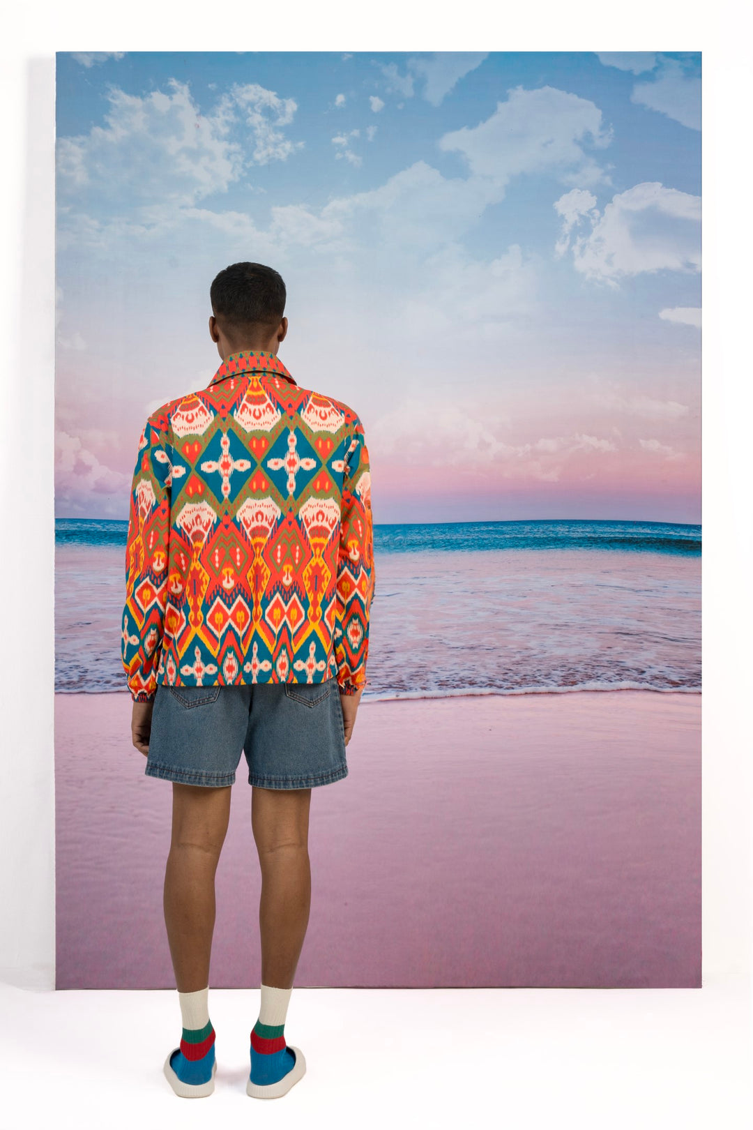 Hawaiian Sunset Pullover Jacket-JACKETS-Siddhartha Bansal