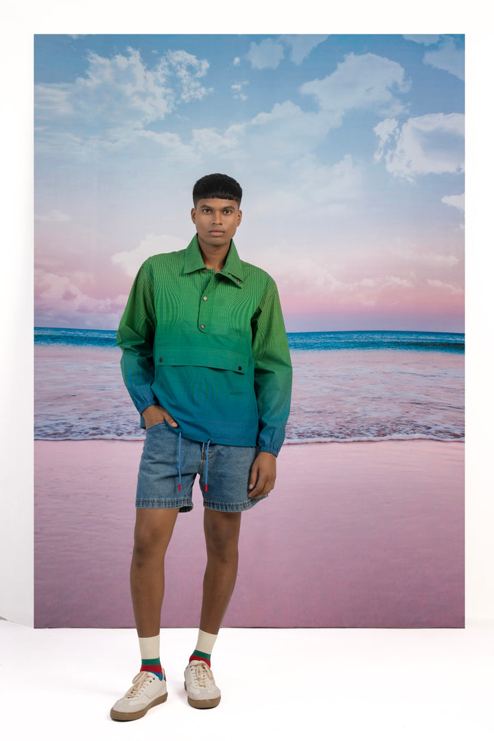 Aftermath Illusion Pullover Jacket-JACKETS-Siddhartha Bansal