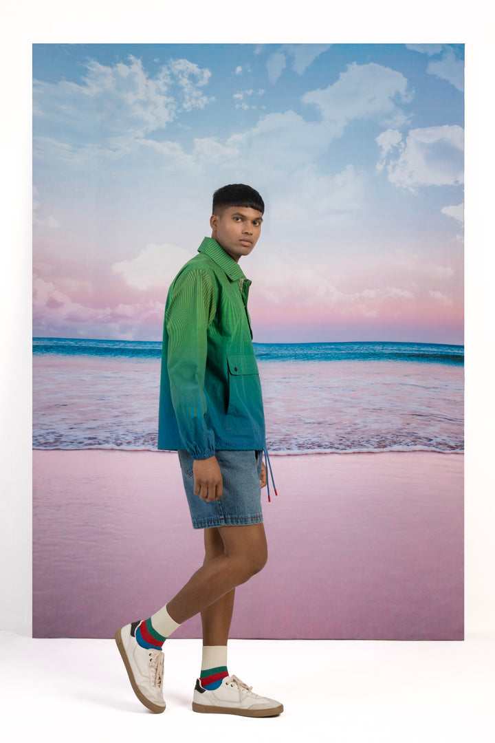 Aftermath Illusion Pullover Jacket-JACKETS-Siddhartha Bansal