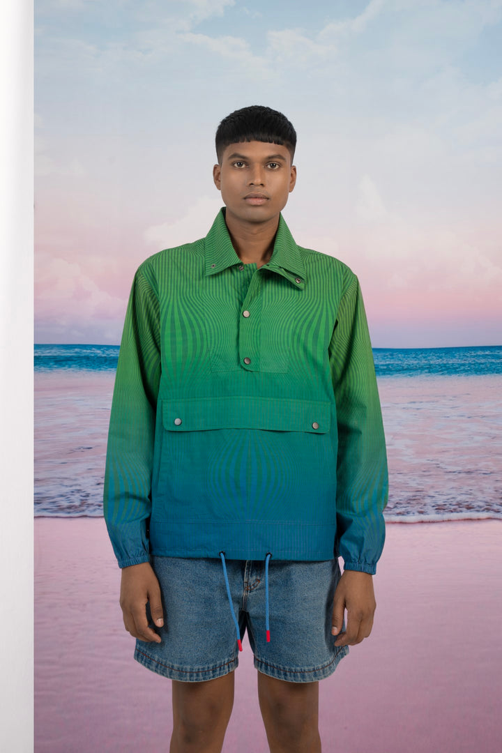 Aftermath Illusion Pullover Jacket-JACKETS-Siddhartha Bansal
