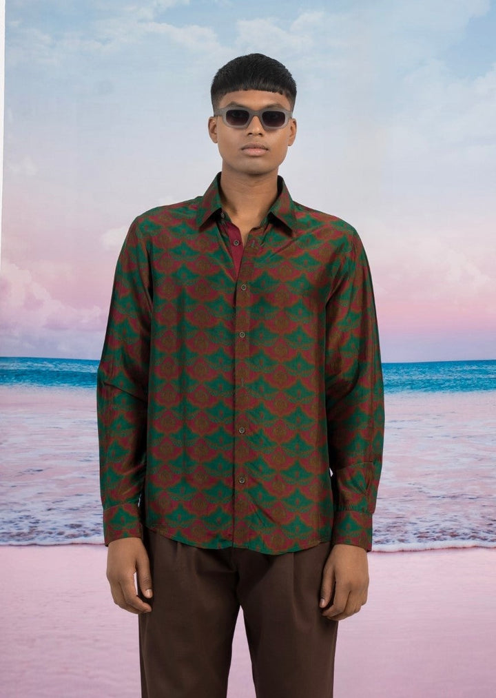 Bohemian Rhapsody Silk Shirt-Shirts-Siddhartha Bansal