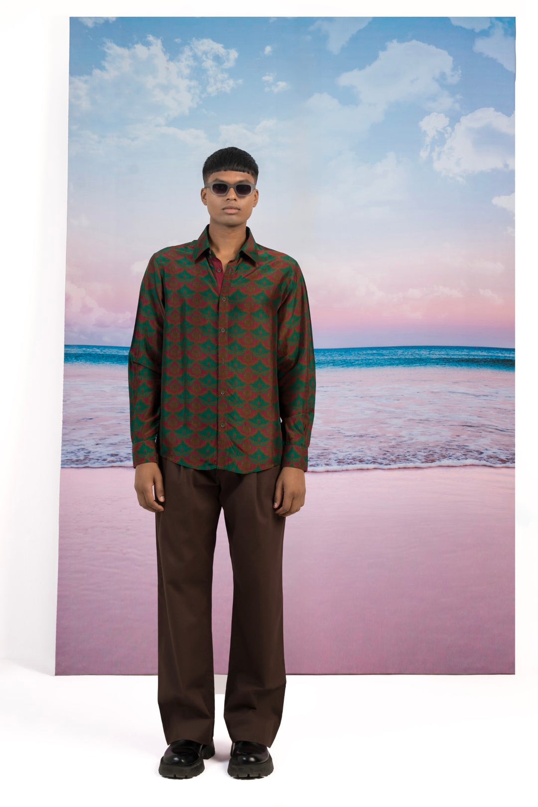 Bohemian Rhapsody Silk Shirt-Shirts-Siddhartha Bansal