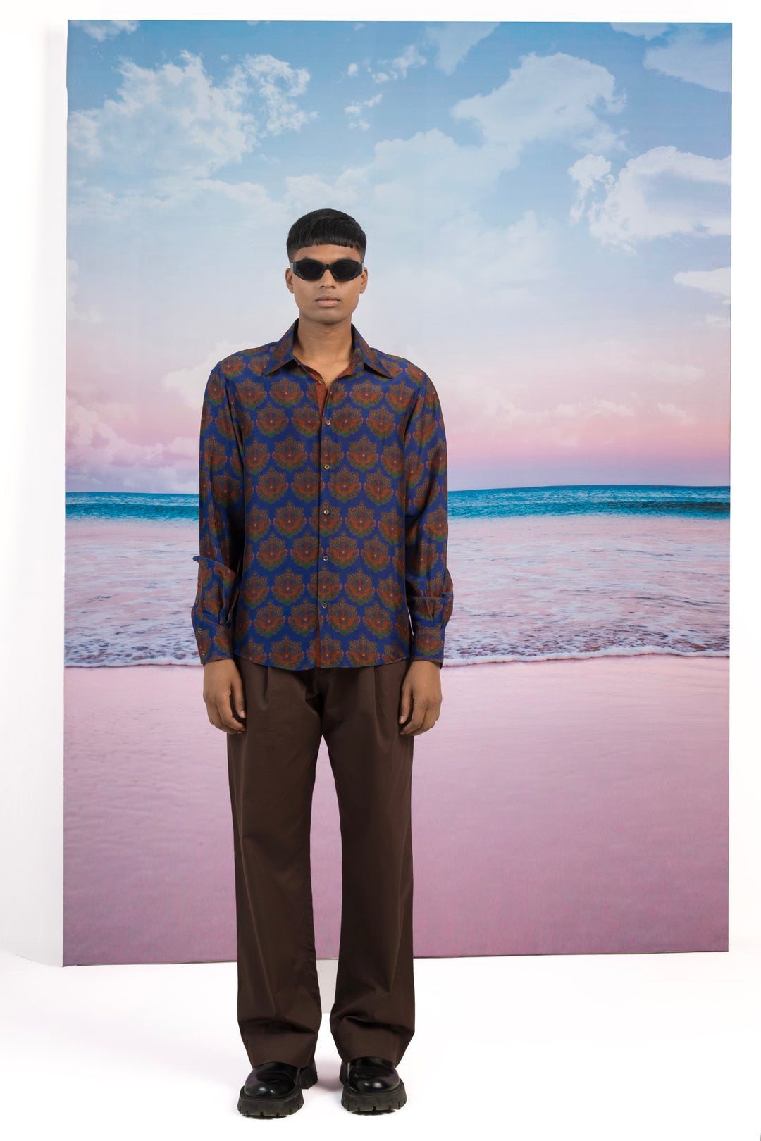 Kashmir Silk Shirt-Shirts-Siddhartha Bansal