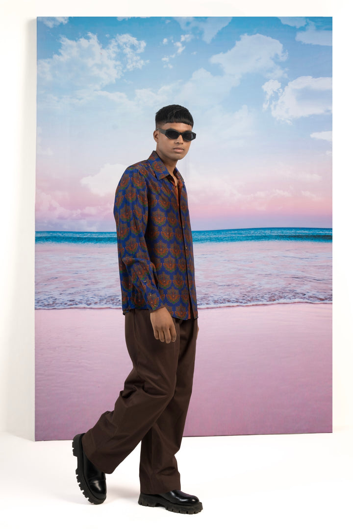Kashmir Silk Shirt-Shirts-Siddhartha Bansal